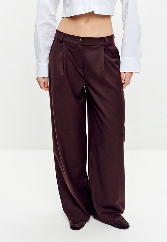 Брюки на заниженной талии