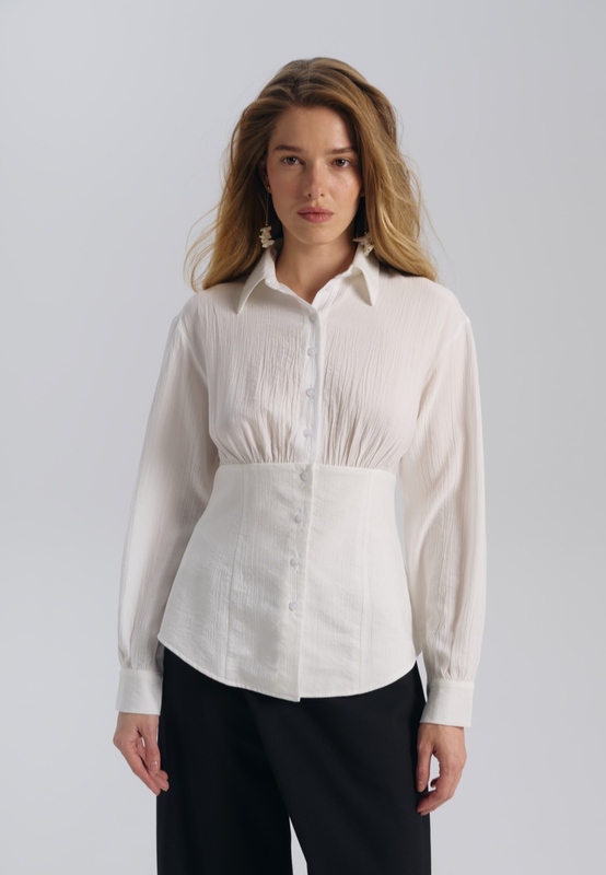 Блуза с корсетом