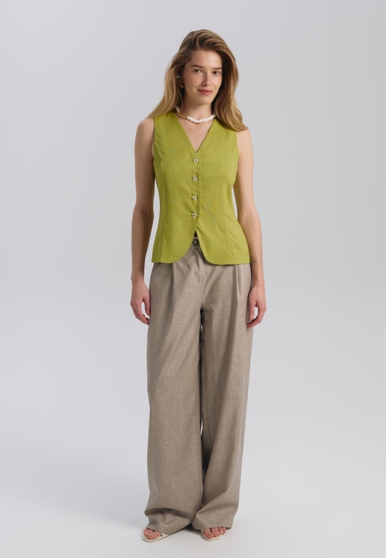 Брюки на заниженной талии