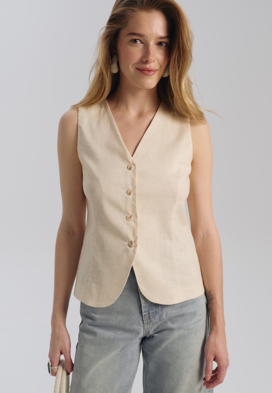 Жилет удлиненный